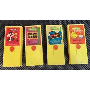 Vtg Fisher Price Movie Viewer Cartridges Sylvester Tweety Sesame Street Muppets